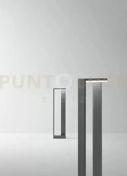 Quad paletto in alluminio antracite opaco led 10w 3000k cri?80 220-...