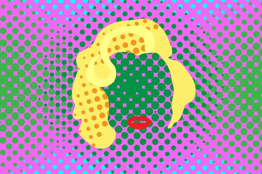 Carta da parati – Marilyn Monroe in stile pop art