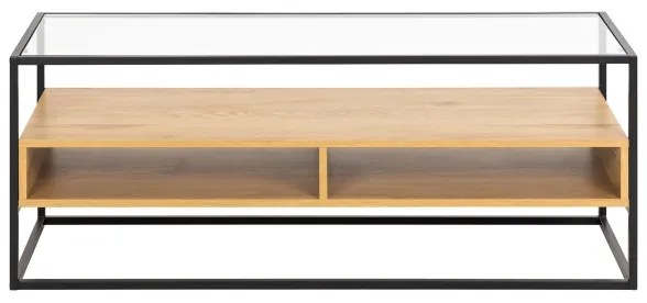 Tavolo TV ZEIN quercia/nero