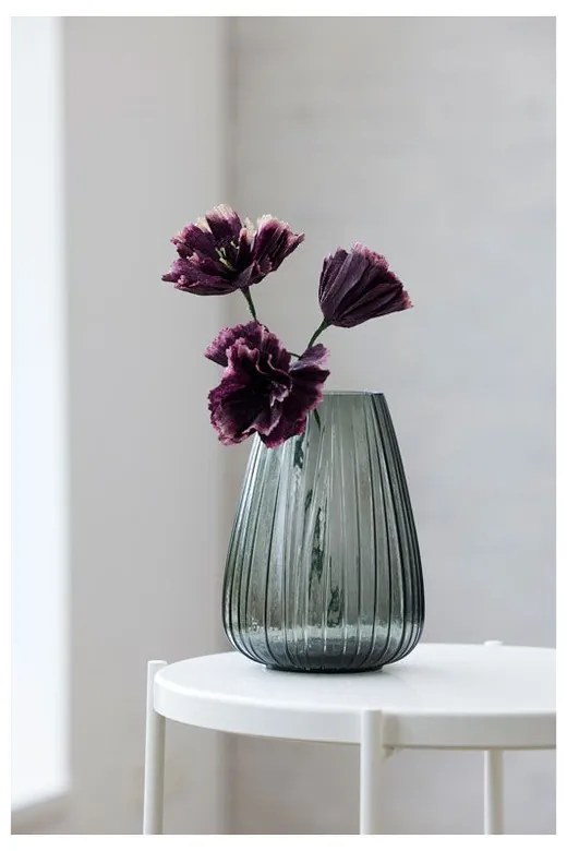 Vaso in vetro grigio Kusintha - Bitz
