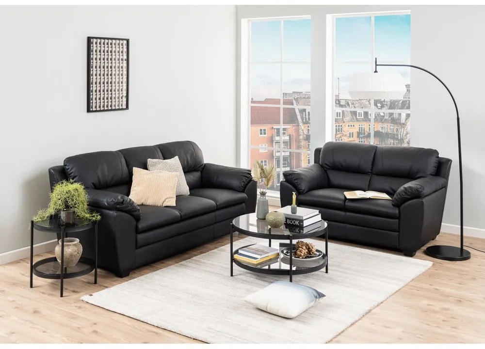 Tavolino rotondo con piano in vetro ø 79 cm Bayonne - Actona