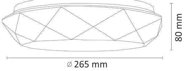 Plafoniera LED da bagno SELINA LED/12W/230V