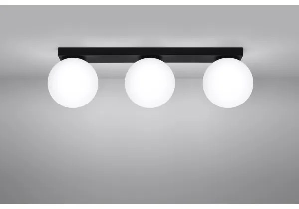 Sollux SL.1153 - Lampada da soffitto YOLI 3xG9/12W/230V nero