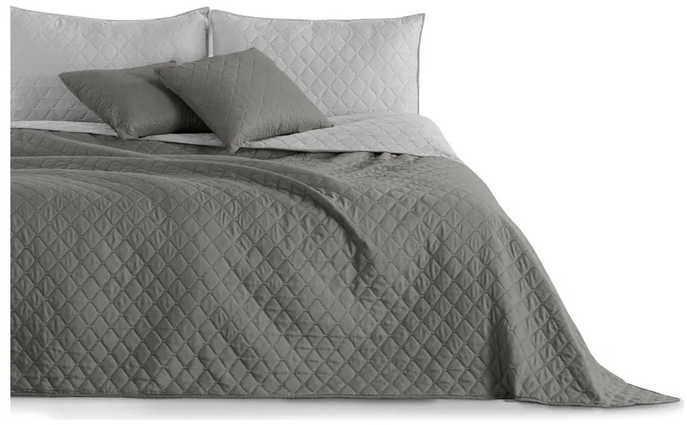 Copriletto grigio in microfibra double-face , 200 x 220 cm Axel - DecoKing