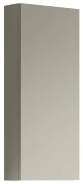 Pensile bagno Pixel laccato opaco grigio pastello, 1 anta apertura da sinistra P 17 x L 30 x H 80 cm