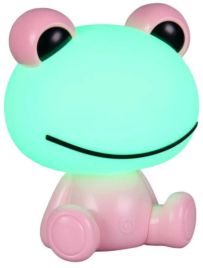Lampada per bambini LED rosa Hopper – Trio