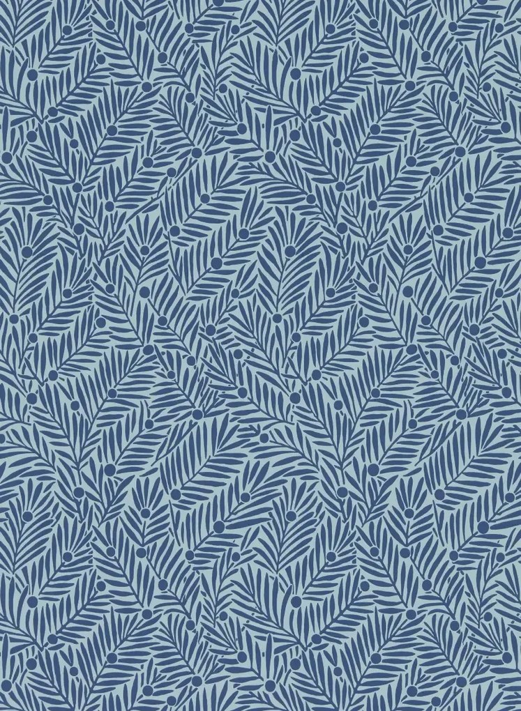 Morris & Co Carta da parati Yew & Aril - Indigo