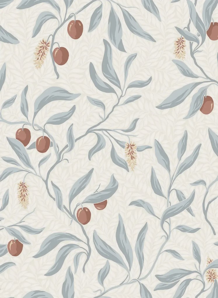 Sandberg Carta da parati Vinnie - Misty Blue