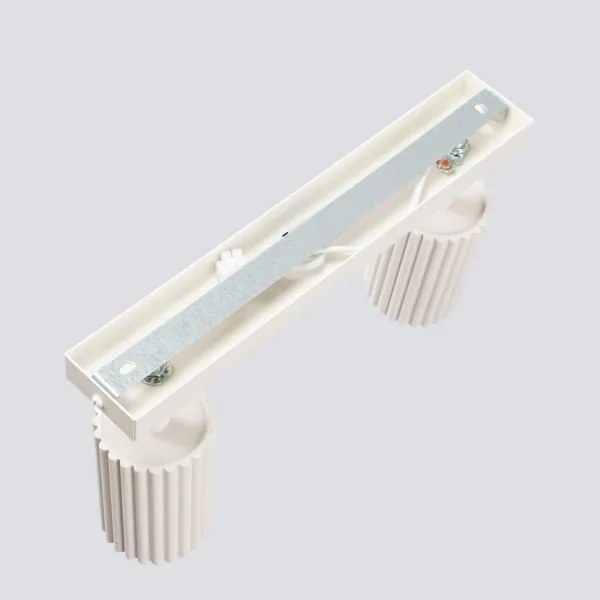 Sollux SL.1599 - Faretto KARBON 2xGU10/10W/230V color crema
