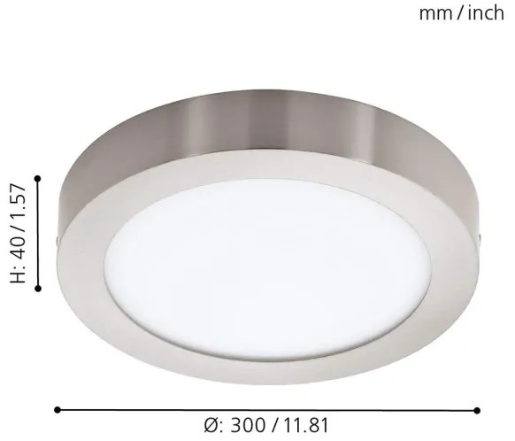 Eglo 96678 - Plafoniera LED RGBW dimmerabile FUEVA-C LED/21W/230V BT