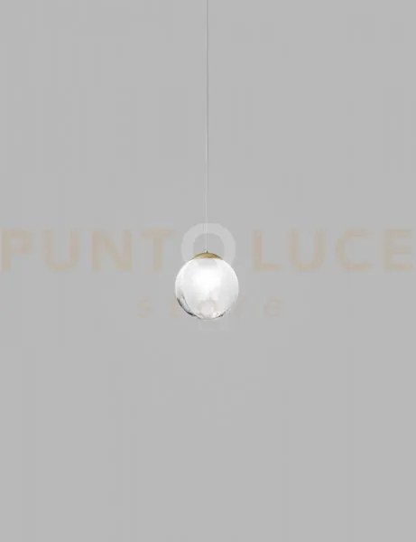 Puppet ring sospensione p bianco sfumato oro satinato 1 luce attacc...