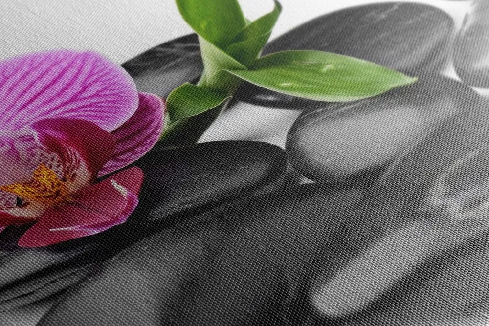 Quadro su tela – Pietre per il benessere massaggio