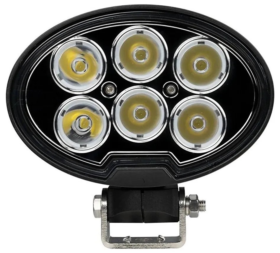 LED Faretto per macchina BLACK LED/60W/10-30V IP69 5700K ovale