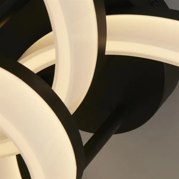 Searchlight 62793BK - Plafoniera a LED dimmerabile TRIPLE LED/25W/230V