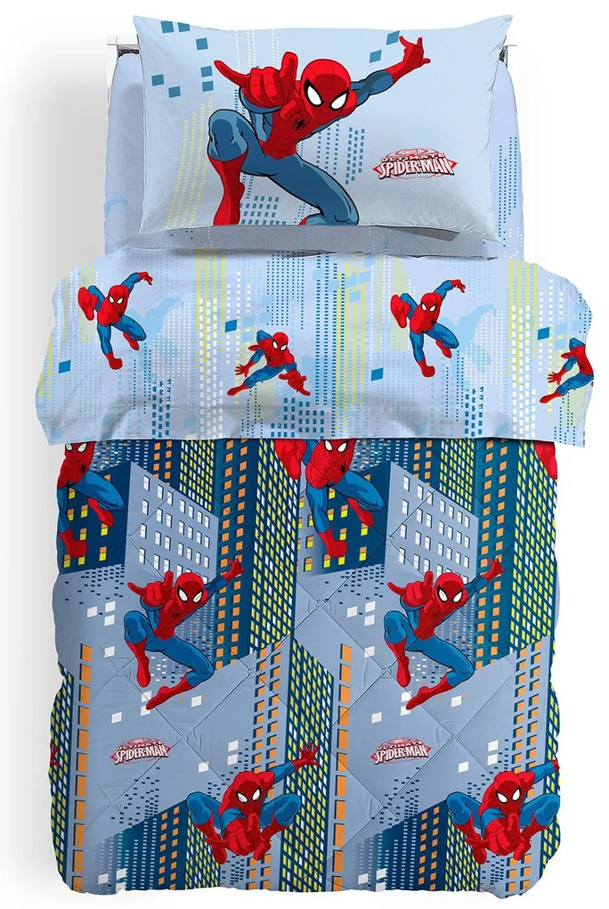Trapunta Singolo Spider man Marvel, in microfibra CALEFFI