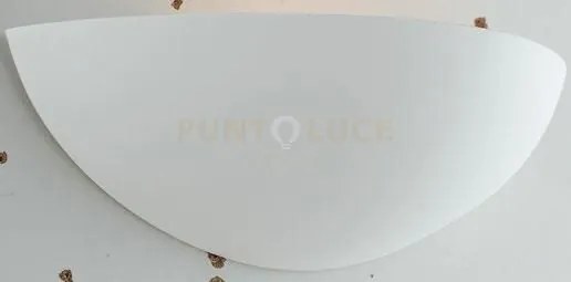 Applique a parete moritz bianca 1 luce attacco e27 31x9,5x12,5cm in...