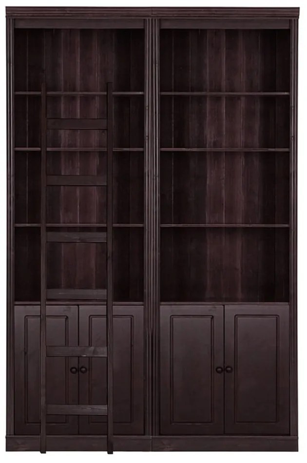 Libreria in legno di pino marrone 148x223 cm Anita - Støraa