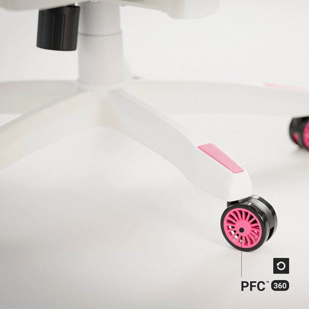 Sedia da gaming Diablo X-Ray 2.0 Small: Bianco e Rosa