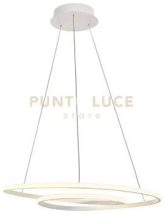 Lampada a sospensione chanel, led 60w 4000k 5400lm, dimmerabile, bi...
