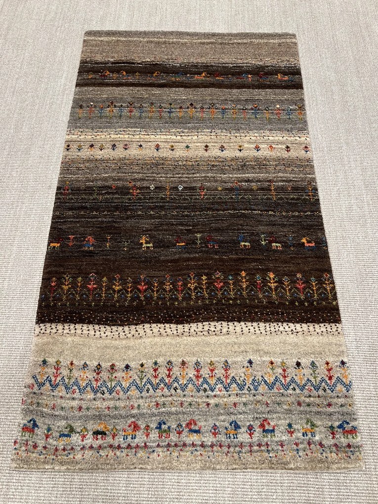 Gabbeh Tappeto persiano 180x100 Marrone (Iran) Annodato A Mano