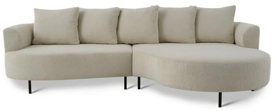 Divano angolare beige (angolo destro) Vitoria - Scandic