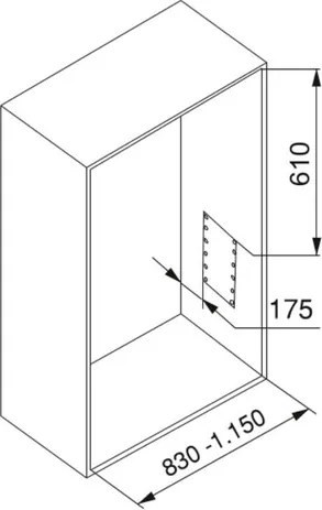 Appendiabiti Saliscendi per Armadio 83-115 cm Max 12Kg in Acciaio Emuca Cromo...
