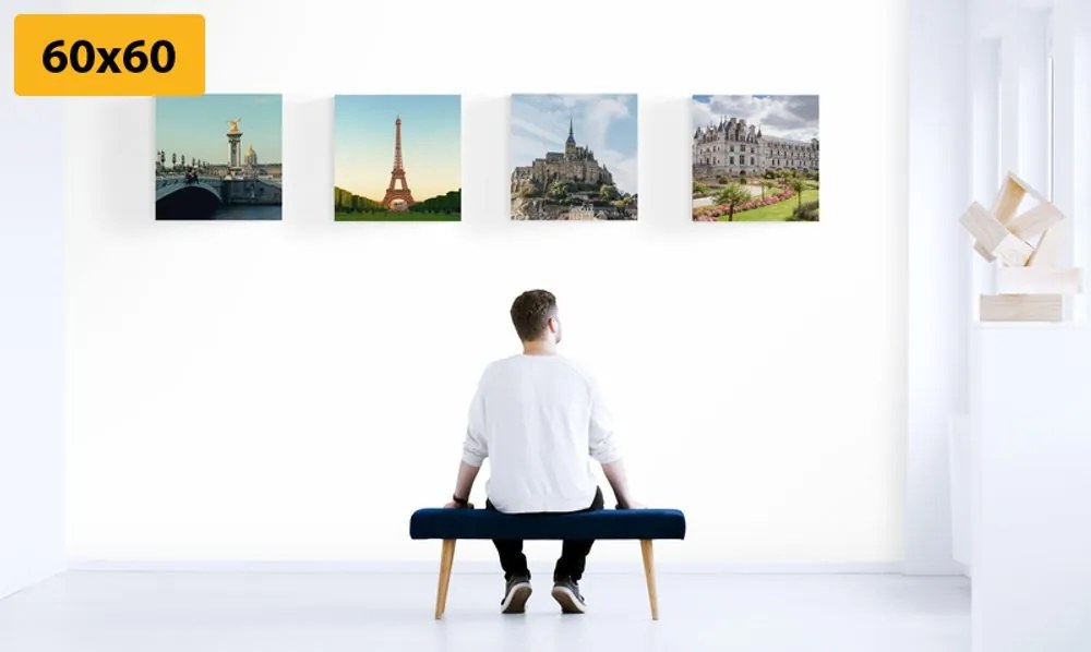 Set di quadri – Per gli amanti della Francia