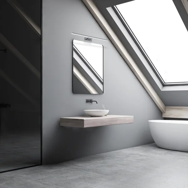 Illuminazione LED per specchio da bagno SHINE LED/13,8W/230V 60 cm IP44 cromo lucido