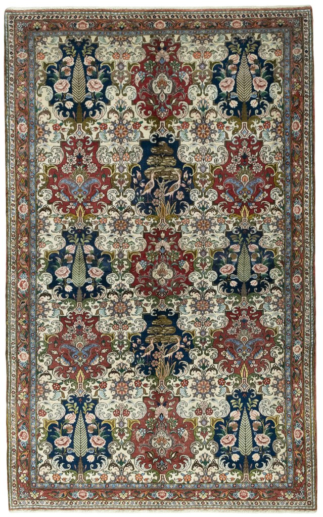 Bakhtiar Tappeto persiano 160 x 250 Beige (Iran) Annodato A Mano