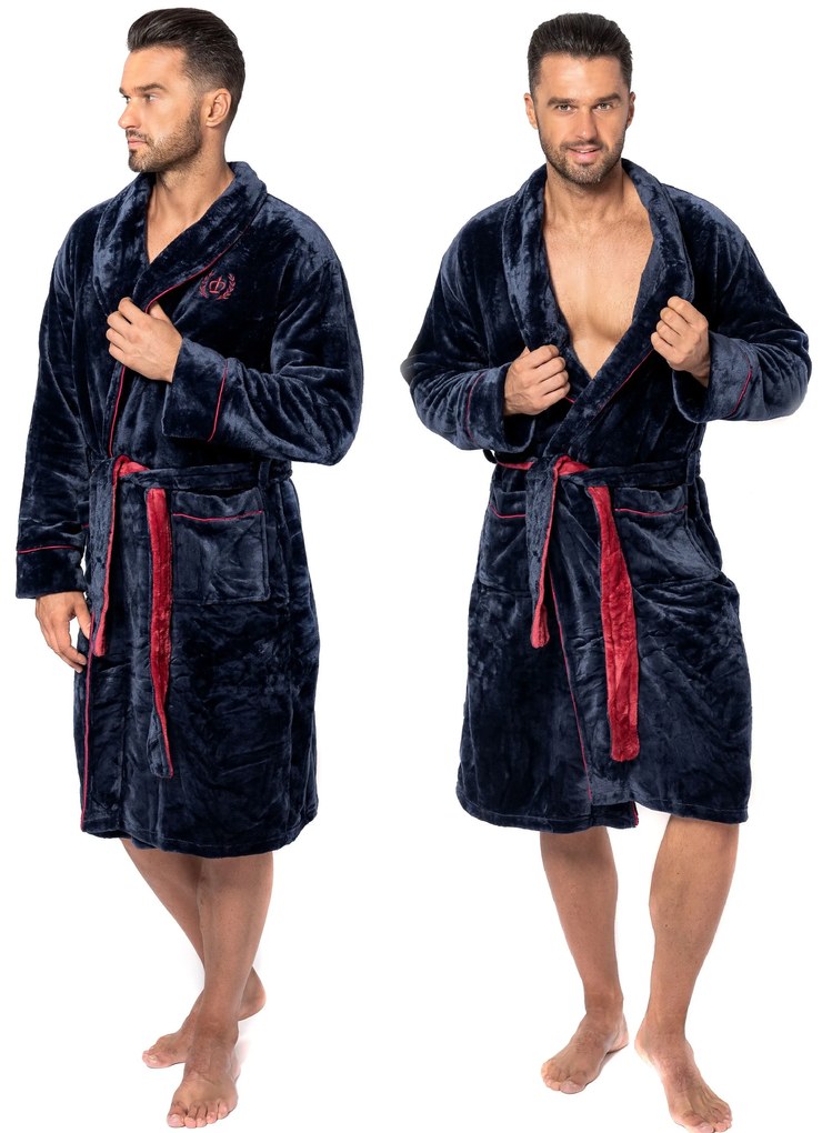 Accappatoio Roger Navy Red Men m