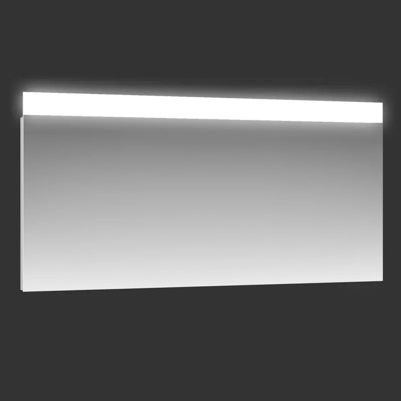 Specchio con illuminazione integrata bagno rettangolare Retroil L 160 x H 70 x P 2 cm grigio / argento