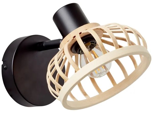 Brilliant - Lampada da parete NORAH 1xE14/28W/230V bambù