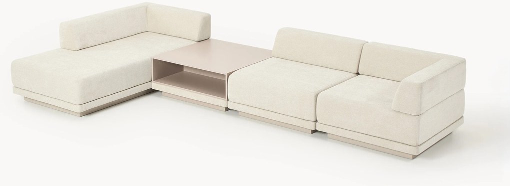 Divano angolare componibile 4 posti con tavolino Colin