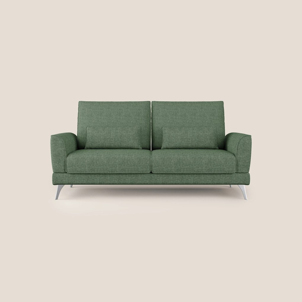 Tommy Divano relax con schienali traslanti in morbido tessuto fiammato T06 verde