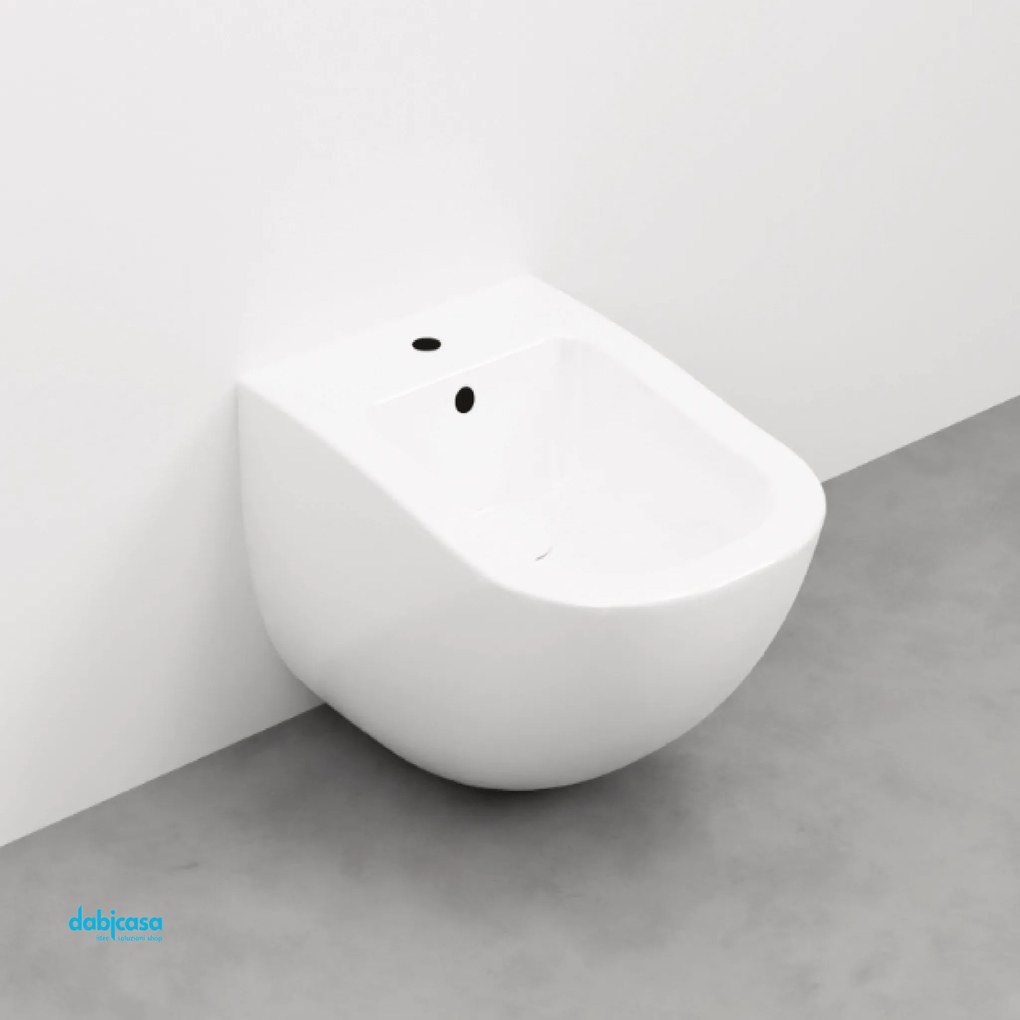 Ceramica Cielo "Fluid" Bidet Sospeso Bianco Lucido