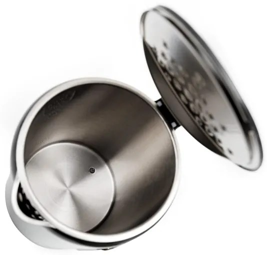 Bollitore con display LCD 1,7 l 2200W/230V grigio + tazza da viaggio 450 ml