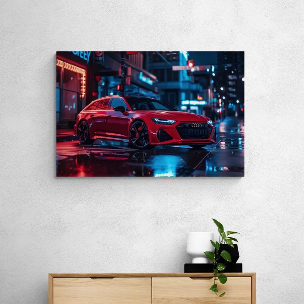 Quadro su tela – Audi rossa - RS6 Legacy Edition