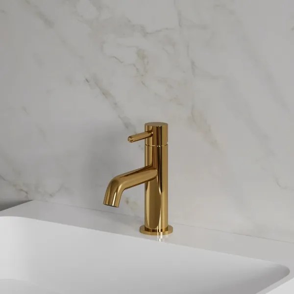 OMNIRES Y1210NGL - Rubinetto del lavandino Y 16,2 cm oro lucido