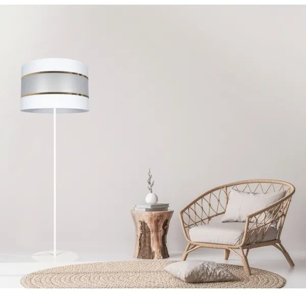 Lampada da terra CORAL 1xE27 / 60W / 230V bianca