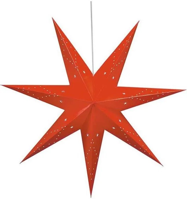 Markslöjd 8102,130 - Decorazione natalizia SATURNUS 1xE14/25W/230V d. 45 cm rosso