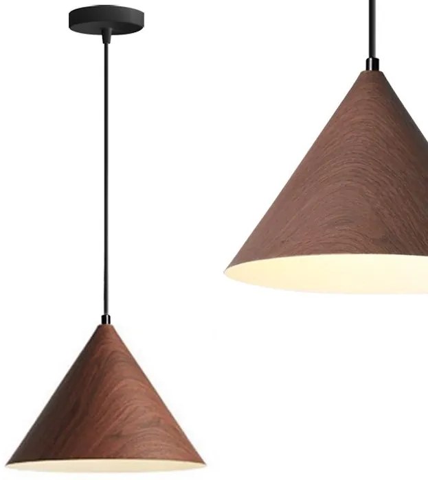 Lampada da soffitto APP1443-1CP DARK WOOD