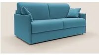 Divano Letto 2 Posti 149x90x96 cm in Tessuto Azzurro