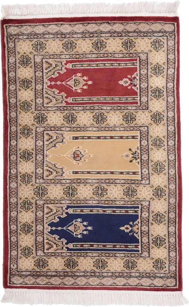 Bokhara Tappeto 90x60 (Pakistan) Annodato A Mano
