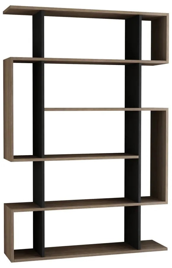Libreria in rovere antracite/naturale 108,5x161 cm Mito - Homitis