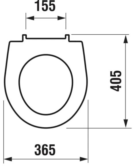 JIKA H8933803000631 - Sedile WC LYRA in Duroplast/bianco