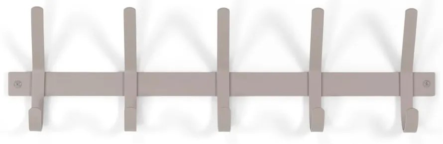 Attaccapanni da parete grigio tortora in metallo 70 cm Dexter – Spinder Design