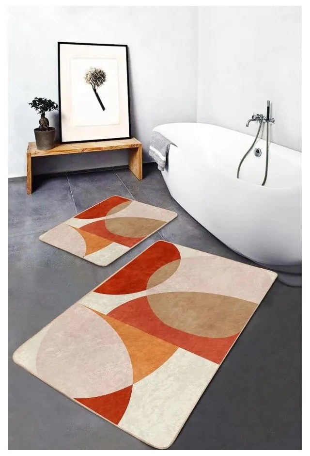 Set di tappetini per il bagno in velluto 2 pz 60x100 cm – Mila Home