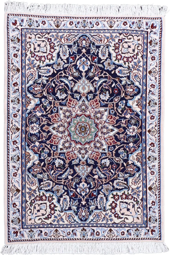 Nain Tappeto 90 x 120 (Iran) Annodato A Mano