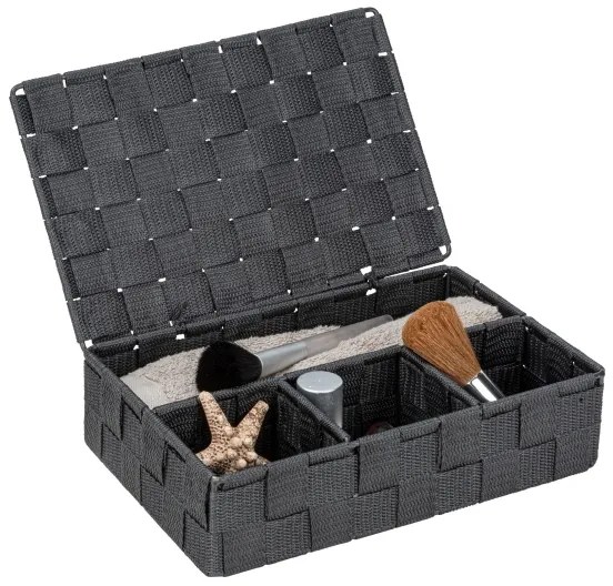 WENKO 24223100 - Cestino ADRIA 26x17 cm grigio/antracite