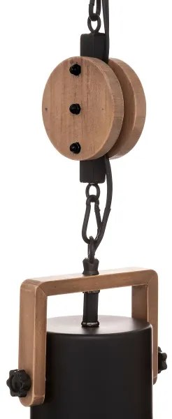 Atmosphera - Lampadario a sospensione con filo SILAS 1xE27/40W/230V pino